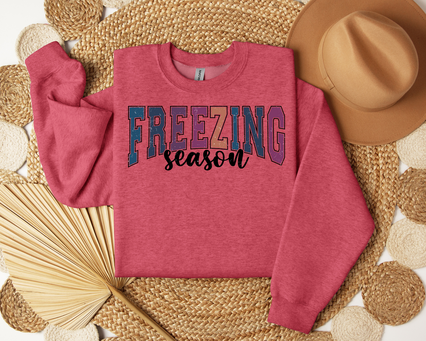 Freezing Season Sweatshirt – Christmas Vibes Gift