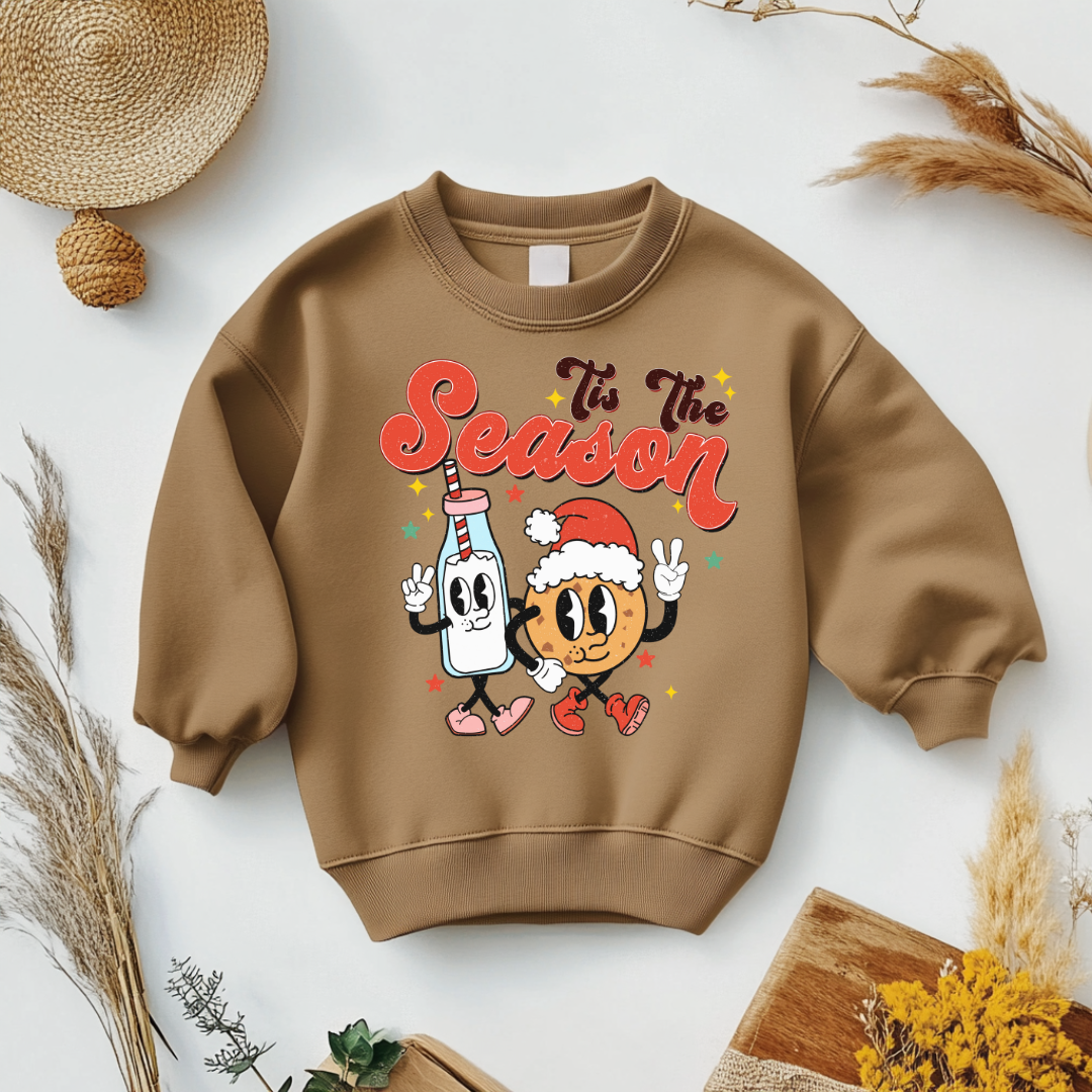 Tis The Season Christmas Sweatshirt Toddler