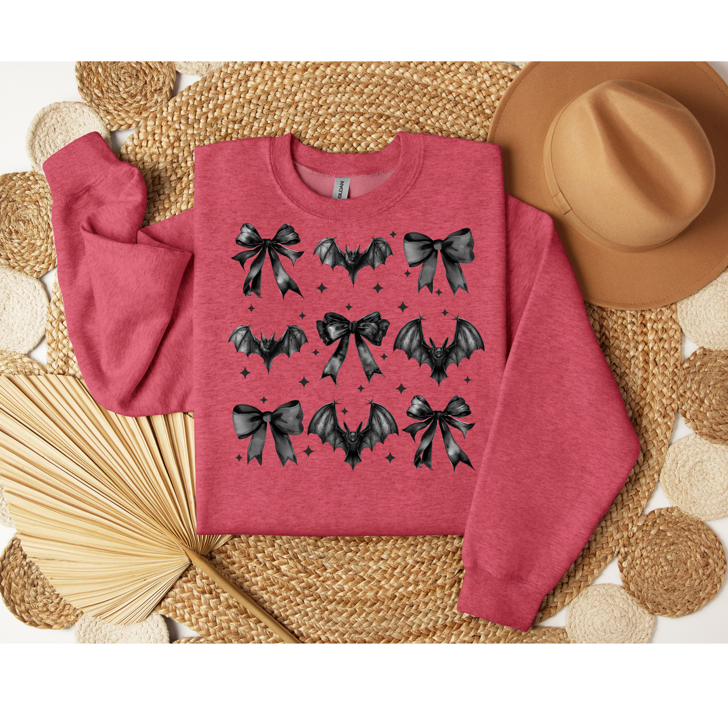 Retro Halloween Coquette Bow Sweatshirt - Cozy Autumn Halloween Vibes Gift (Copy)