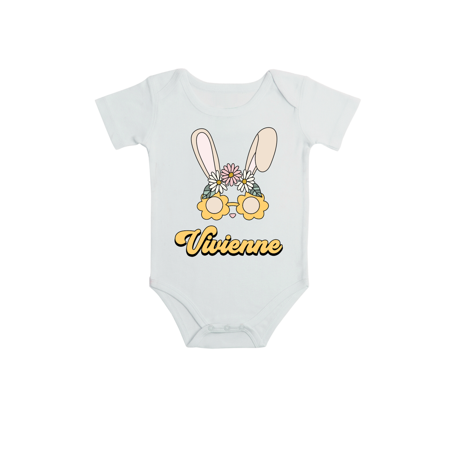 Easter Bunny Custom Name T-Shirt