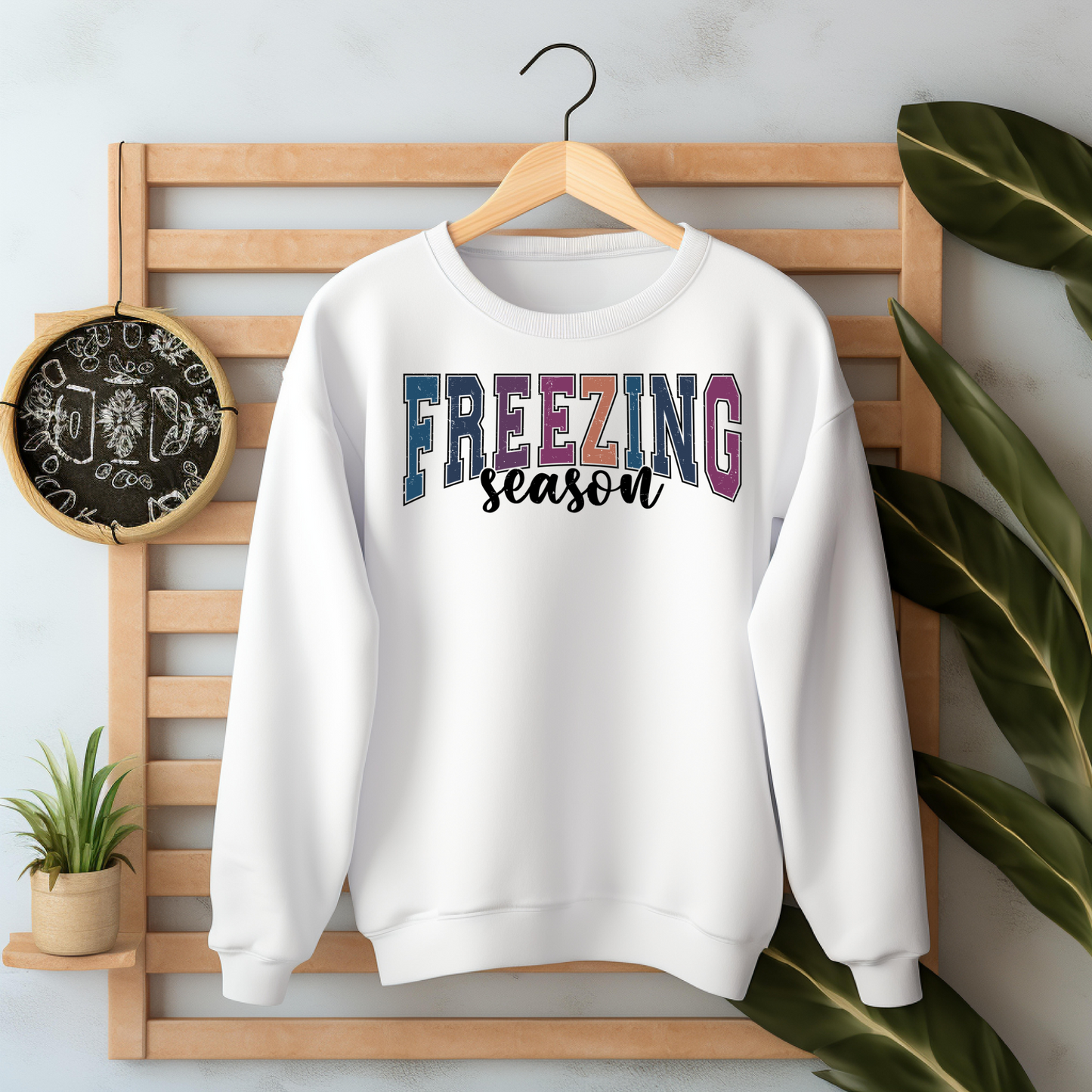 Freezing Season Sweatshirt – Christmas Vibes Gift