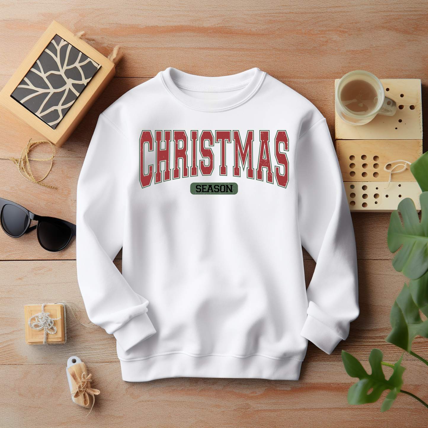 Christmas Season  Retro Christmas Sweatshirt