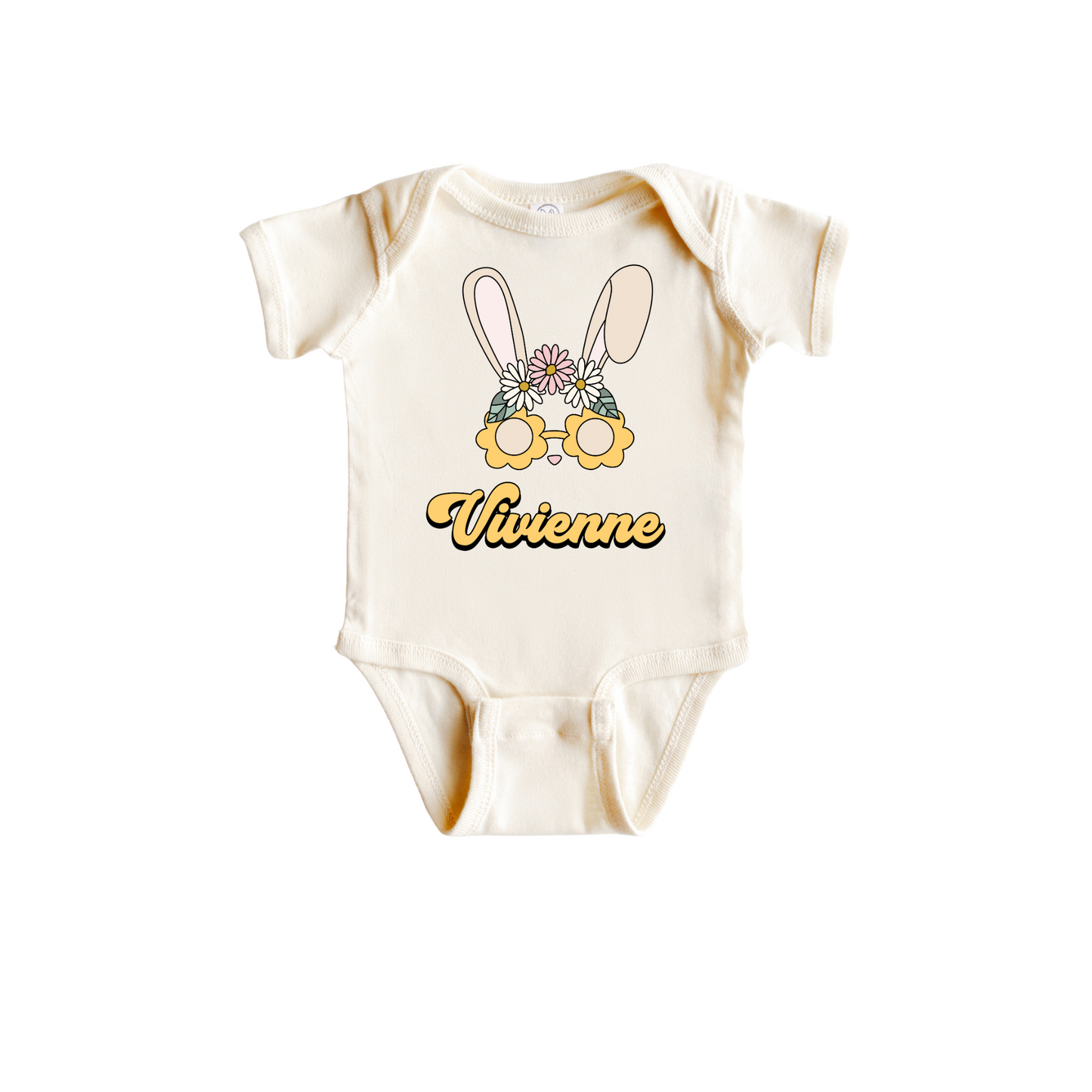 Easter Bunny Custom Name T-Shirt