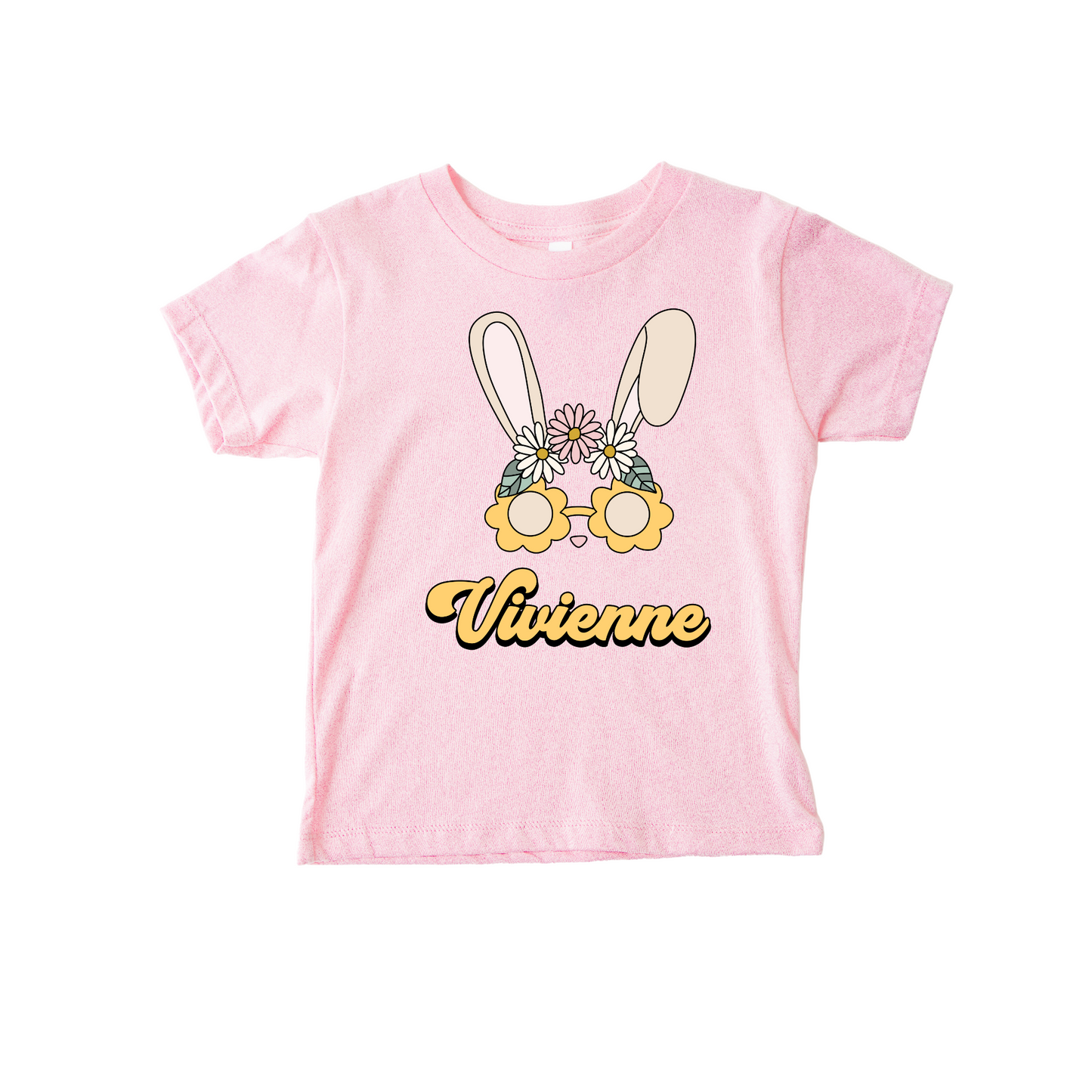 Easter Bunny Custom Name T-Shirt