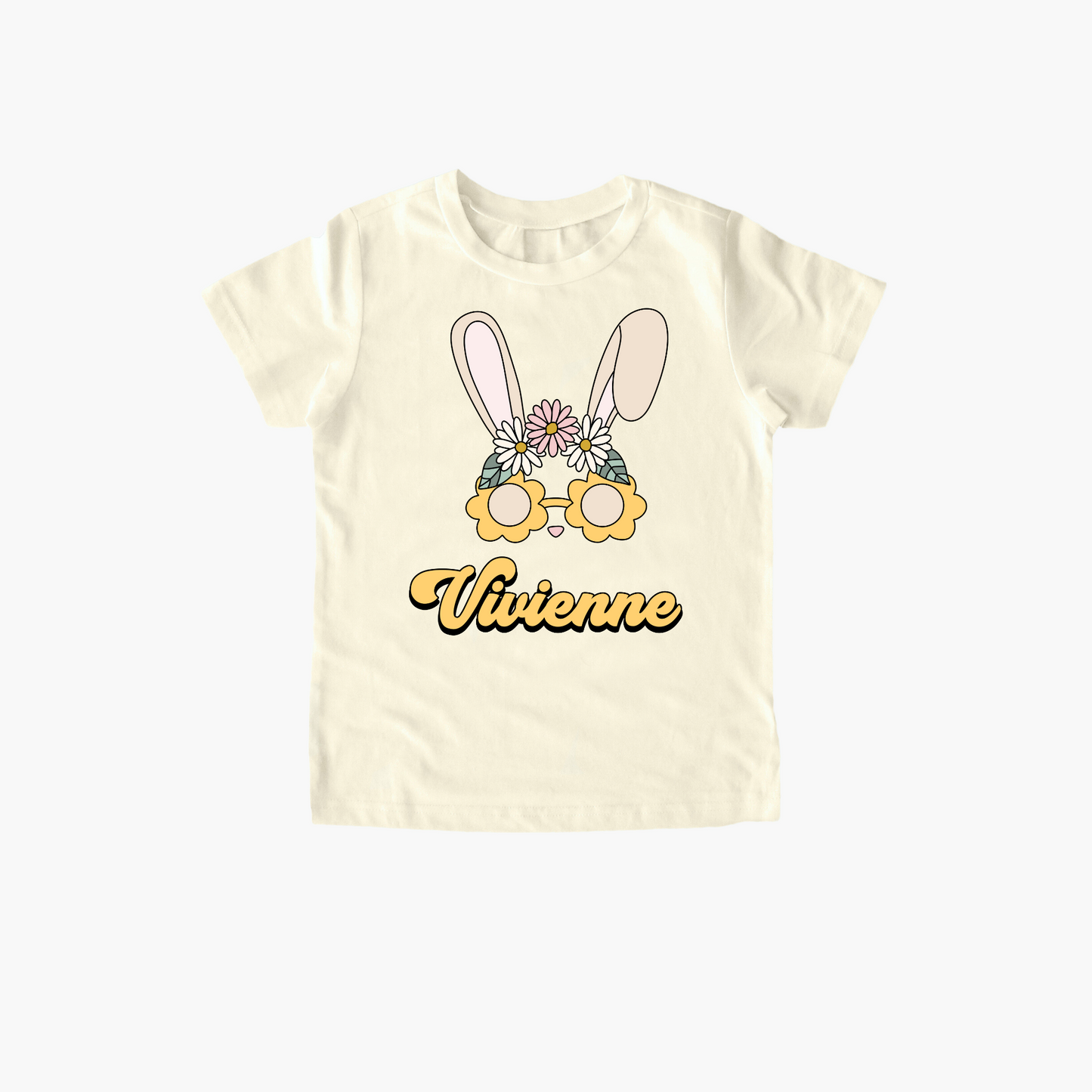 Easter Bunny Custom Name T-Shirt