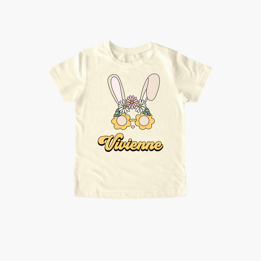 Easter Bunny Custom Name T-Shirt