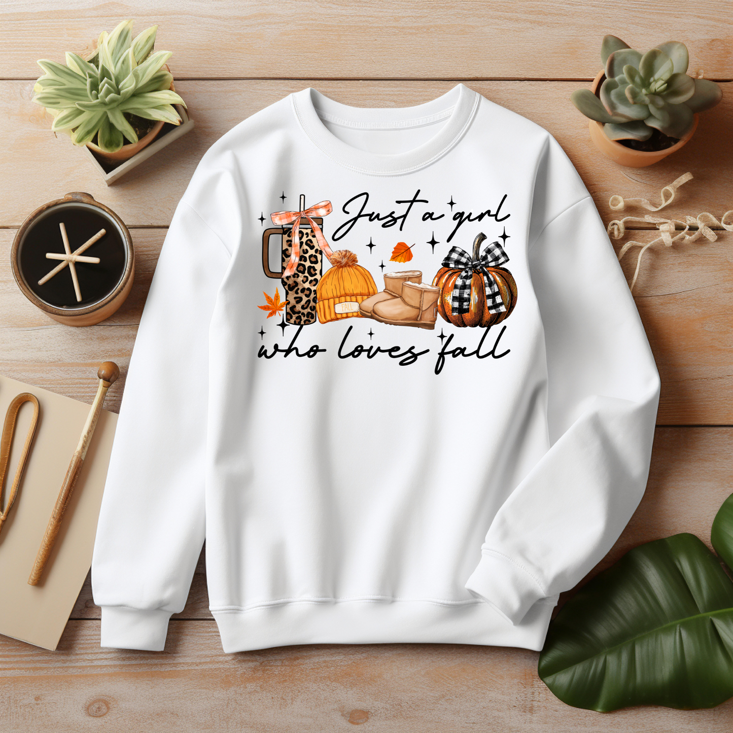 Thankful Sweatshirt -Just a Girl Who Loves Fall Thanksgiving Sweatshirt