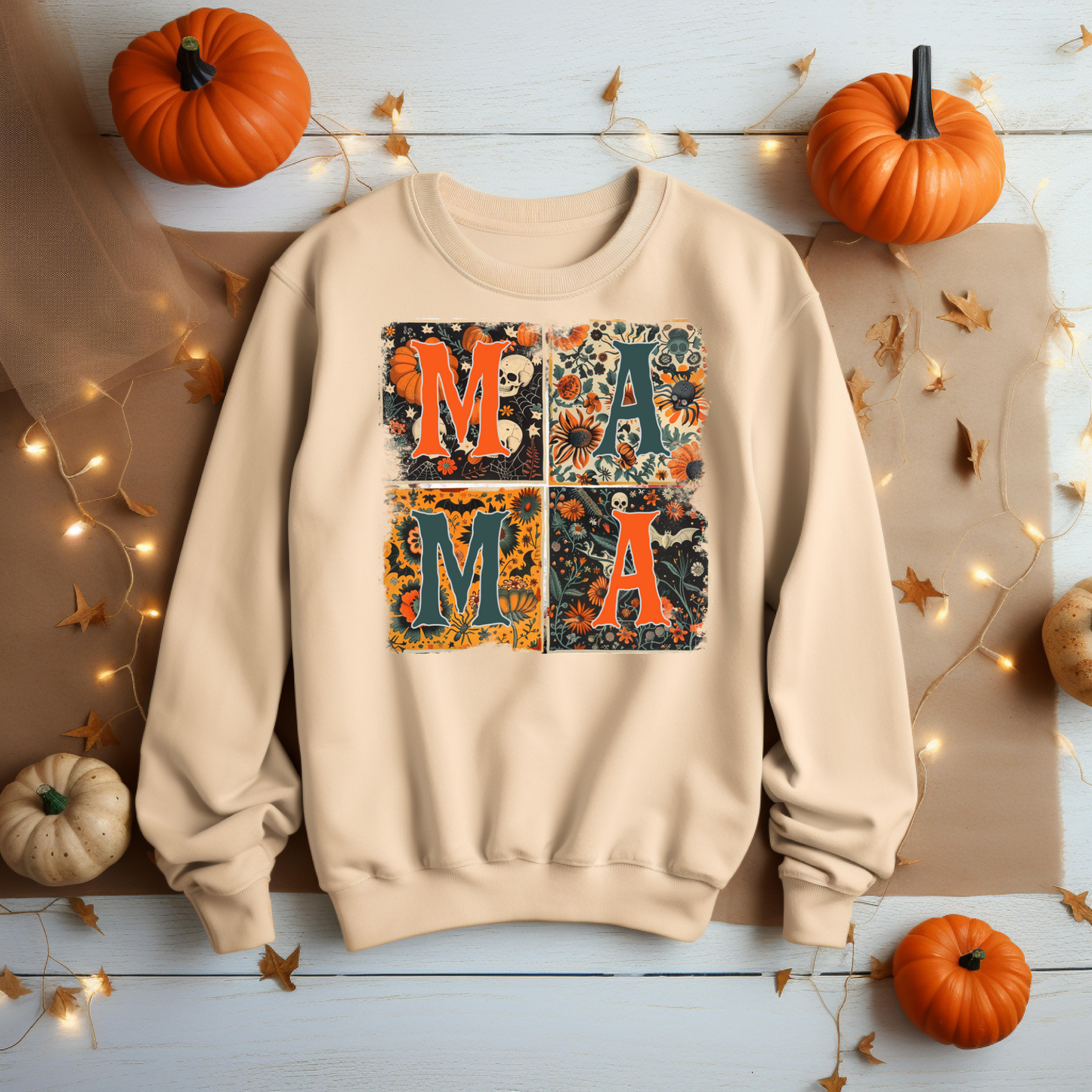 Thankful Mama Sweatshirt - Mama Apparel, Thanksgiving Shirt