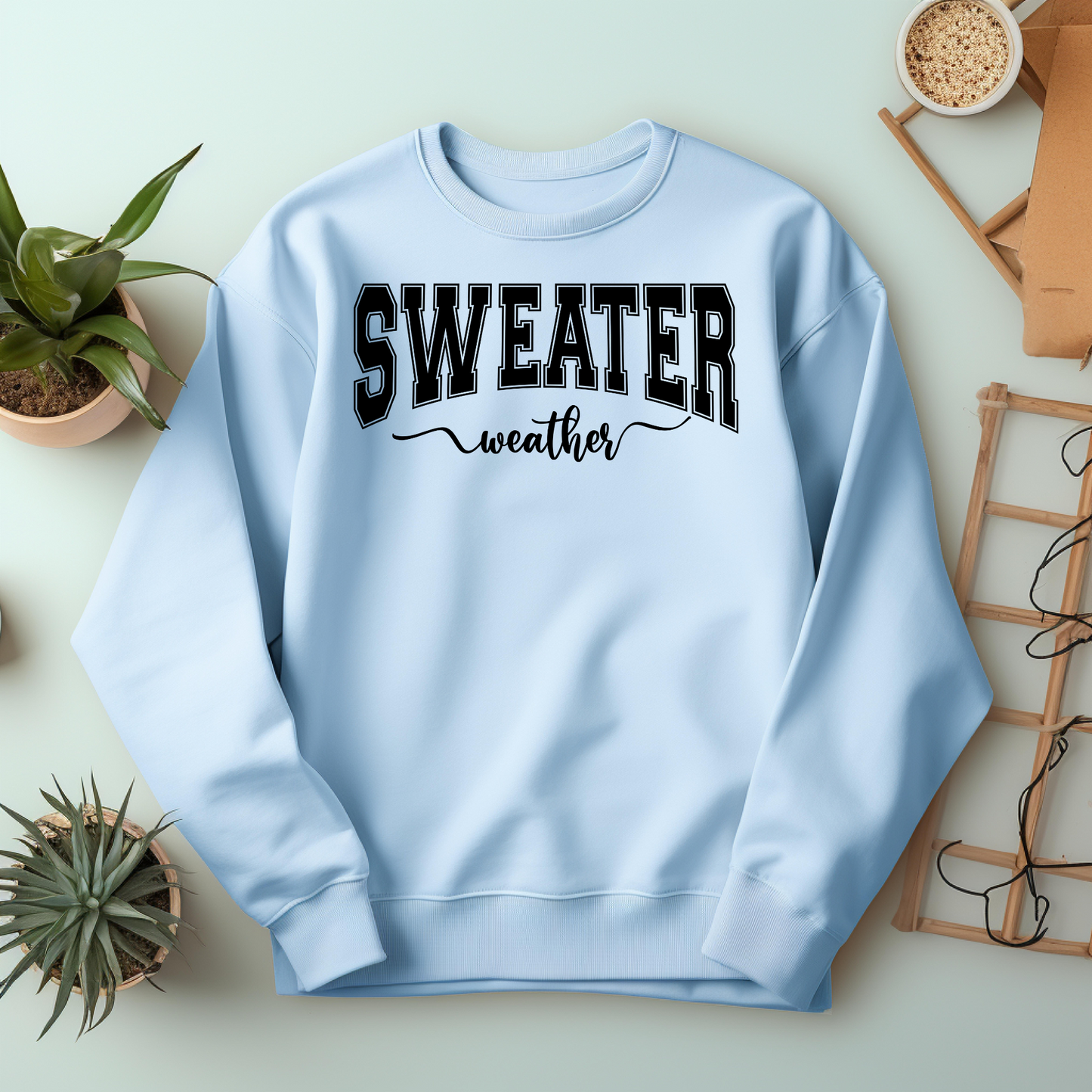 Sweater Weather, Christmas Sweatshirt – Christmas Vibes Gift