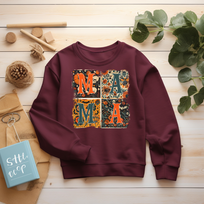 Thankful Mama Sweatshirt - Mama Apparel, Thanksgiving Shirt