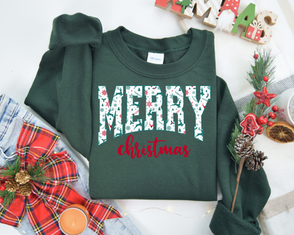 Merry Christmas Santa Retro Christmas Sweatshirt – Perfect Holiday Gift for Christmas (Copy)