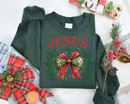 Jesus is the reason For the season Sweatshirt – Christmas Vibes Gift