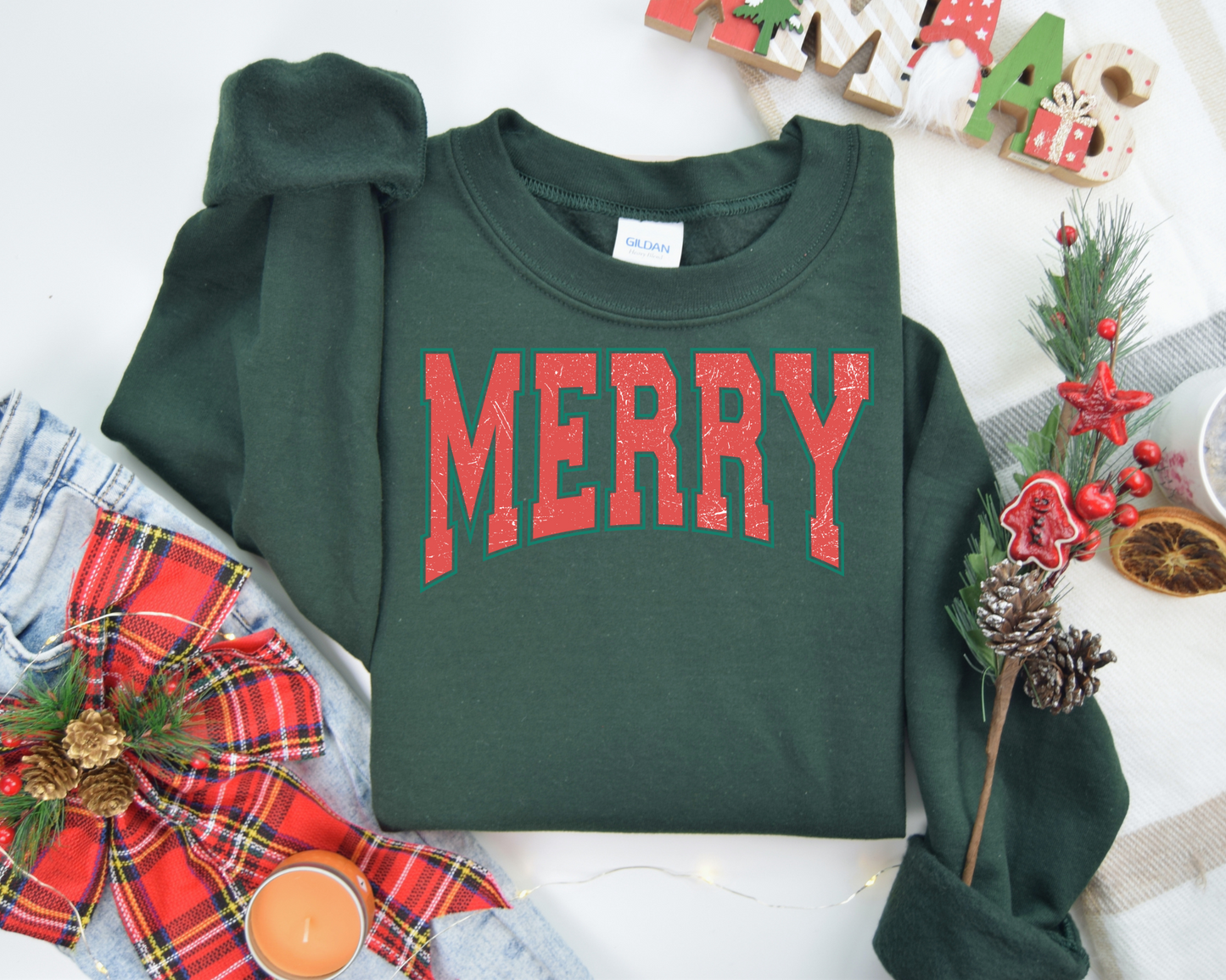 Merry Christmas Sweatshirt – Christmas Vibes Gift