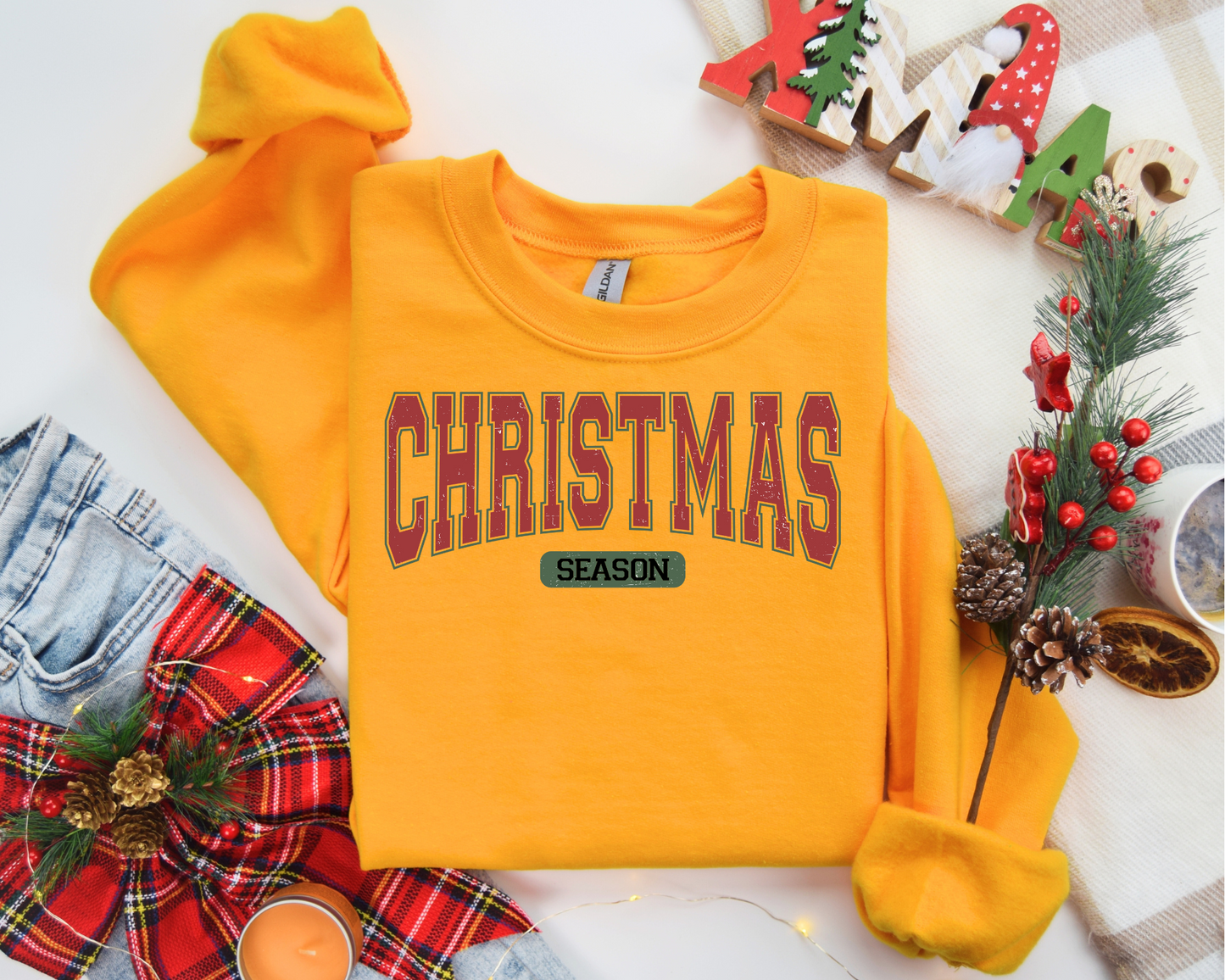 Christmas Season  Retro Christmas Sweatshirt