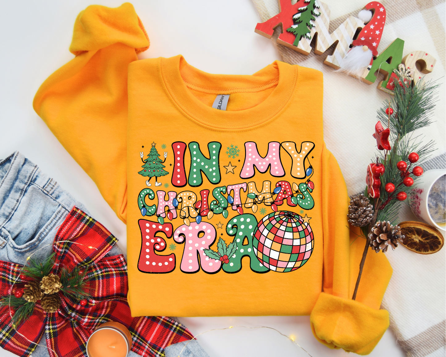 In My Christmas Era Sweatshirt – Christmas Vibes Gift