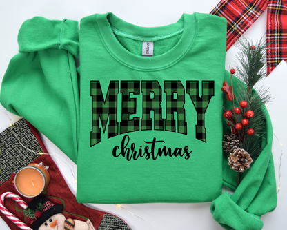 Merry Christmas Sweatshirt – Cozy Christmas Vibes Gift – Holiday Season Graphic Sweatshirt – Festive Winter Apparel