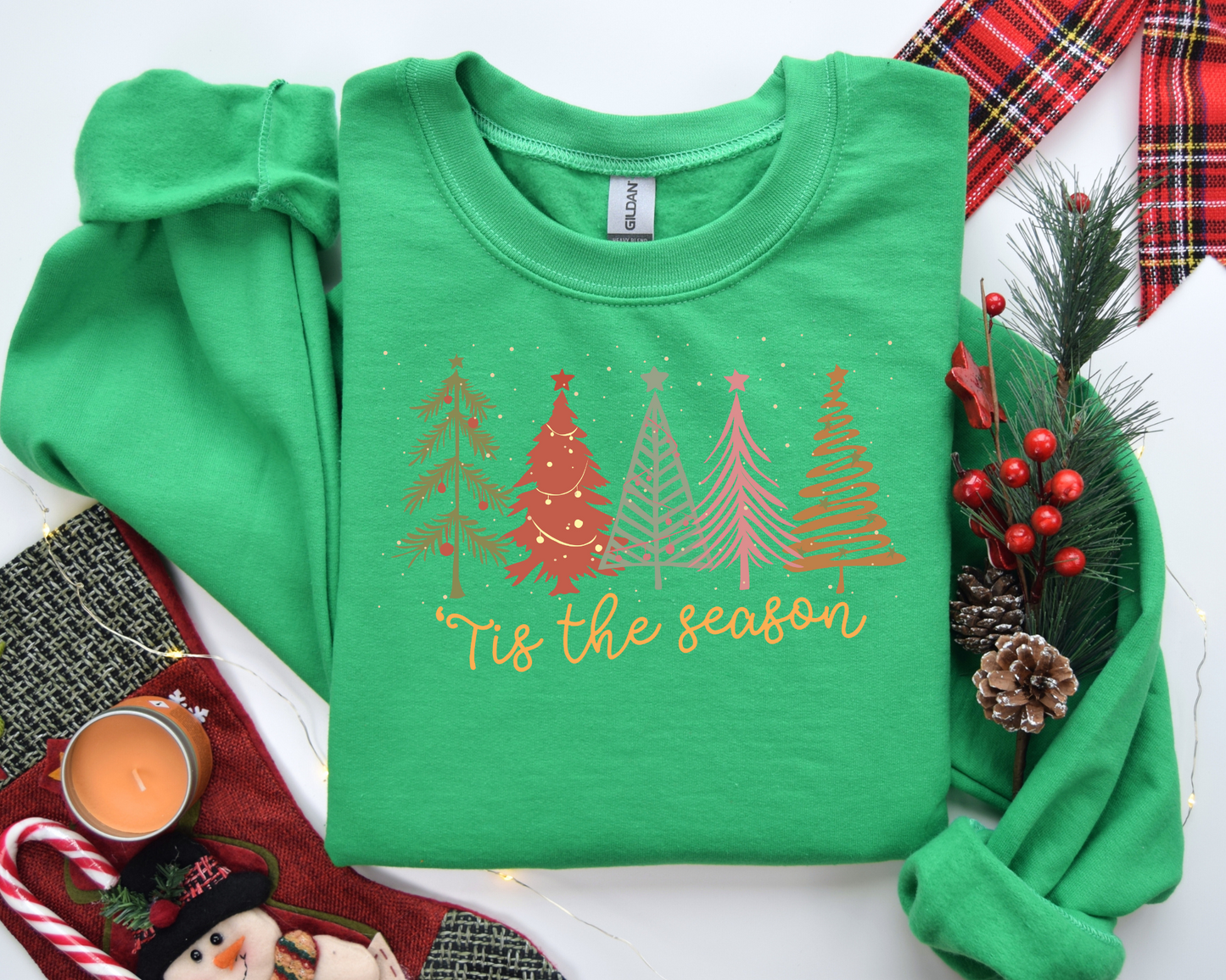 Tis The Season, Christmas Sweatshirt – Christmas Vibes Gift