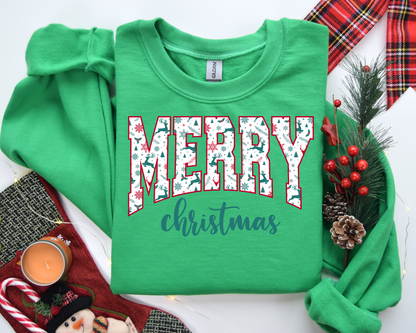 Merry Christmas Santa Retro Christmas Sweatshirt – Perfect Holiday Gift for Christmas