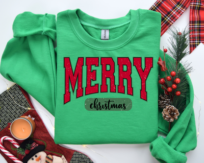 Merry Christmas Santa Retro Christmas Sweatshirt – Perfect Holiday Gift for Christmas