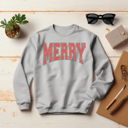 Merry Christmas Sweatshirt – Christmas Vibes Gift