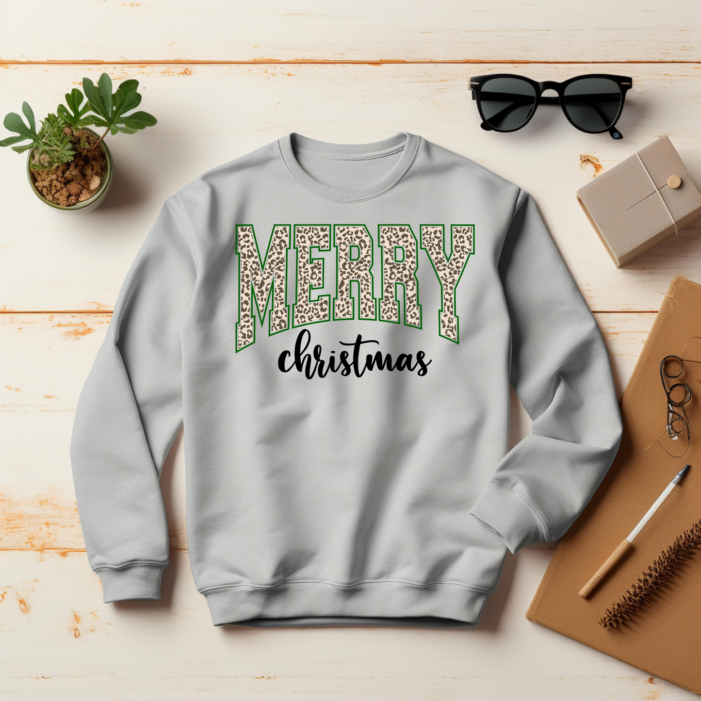 Merry Christmas Santa Retro Christmas Sweatshirt – Perfect Holiday Gift for Christmas