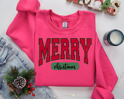 Merry Christmas Santa Retro Christmas Sweatshirt – Perfect Holiday Gift for Christmas