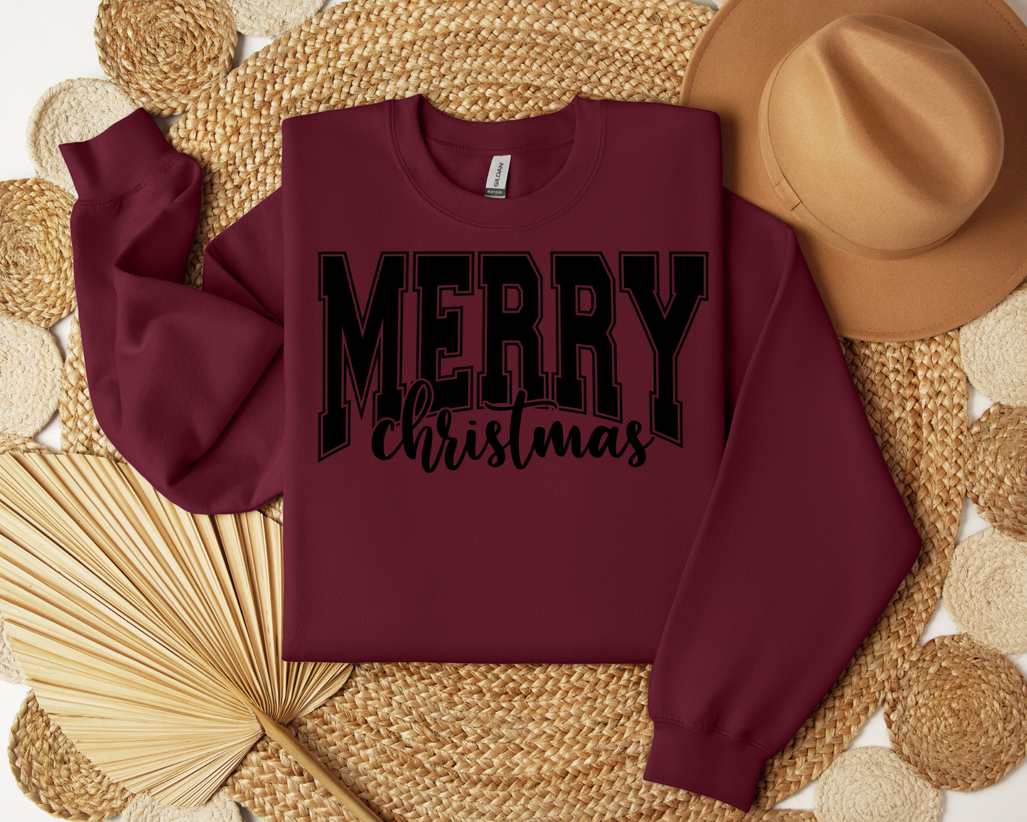 Merry Christmas Sweatshirt – Cozy Christmas Vibes Gift – Holiday Season Graphic Sweatshirt – Festive Winter Apparel (Copy)