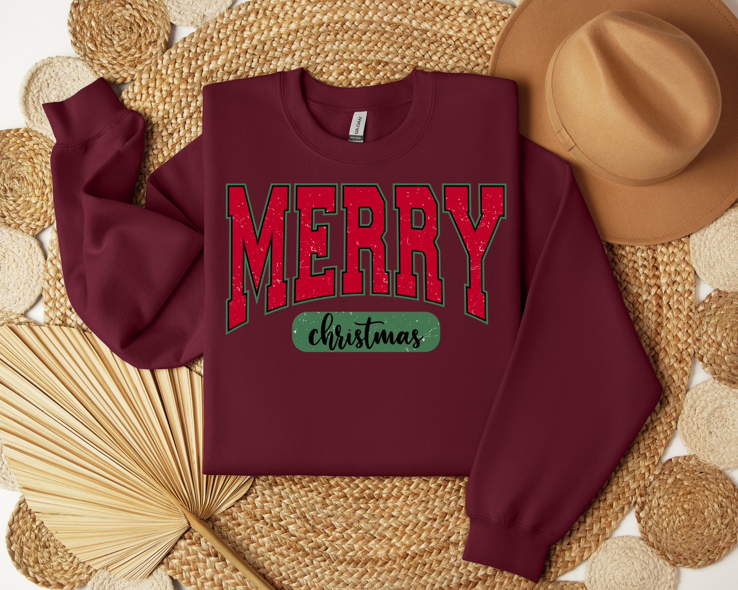 Merry Christmas Santa Retro Christmas Sweatshirt – Perfect Holiday Gift for Christmas