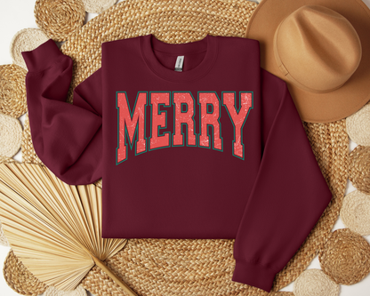 Merry Christmas Sweatshirt – Christmas Vibes Gift