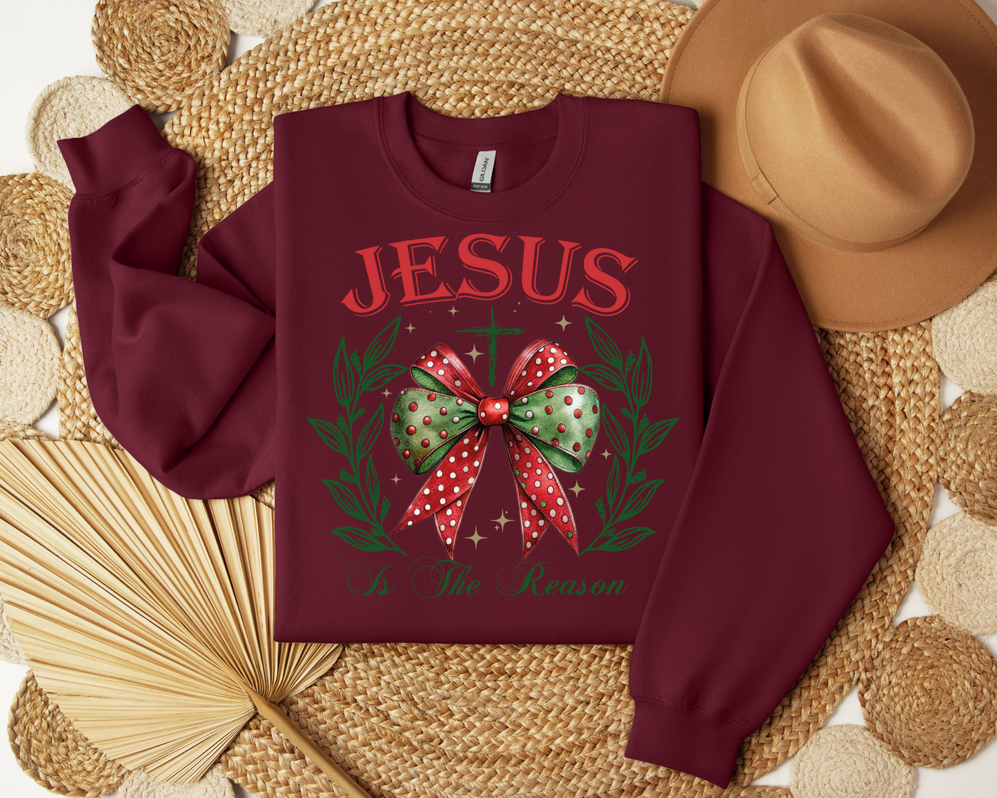 Jesus is the reason For the season Sweatshirt – Christmas Vibes Gift