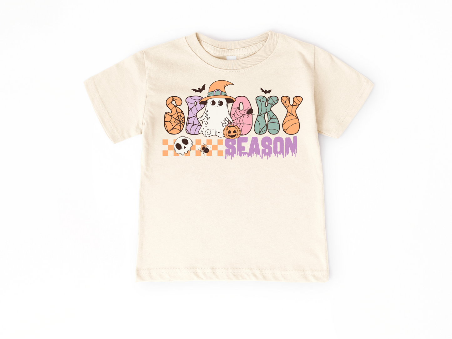 Spooky Season Retro Halloween Kids Shirt, Vintage Halloween Toddler T-Shirt