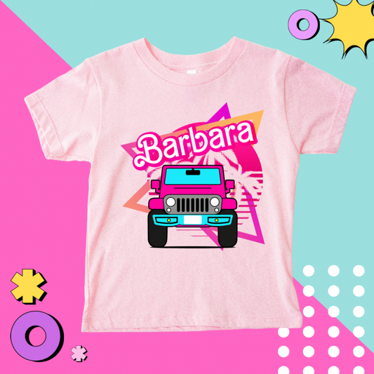 Doll Car Personalized Custom Name T-Shirt