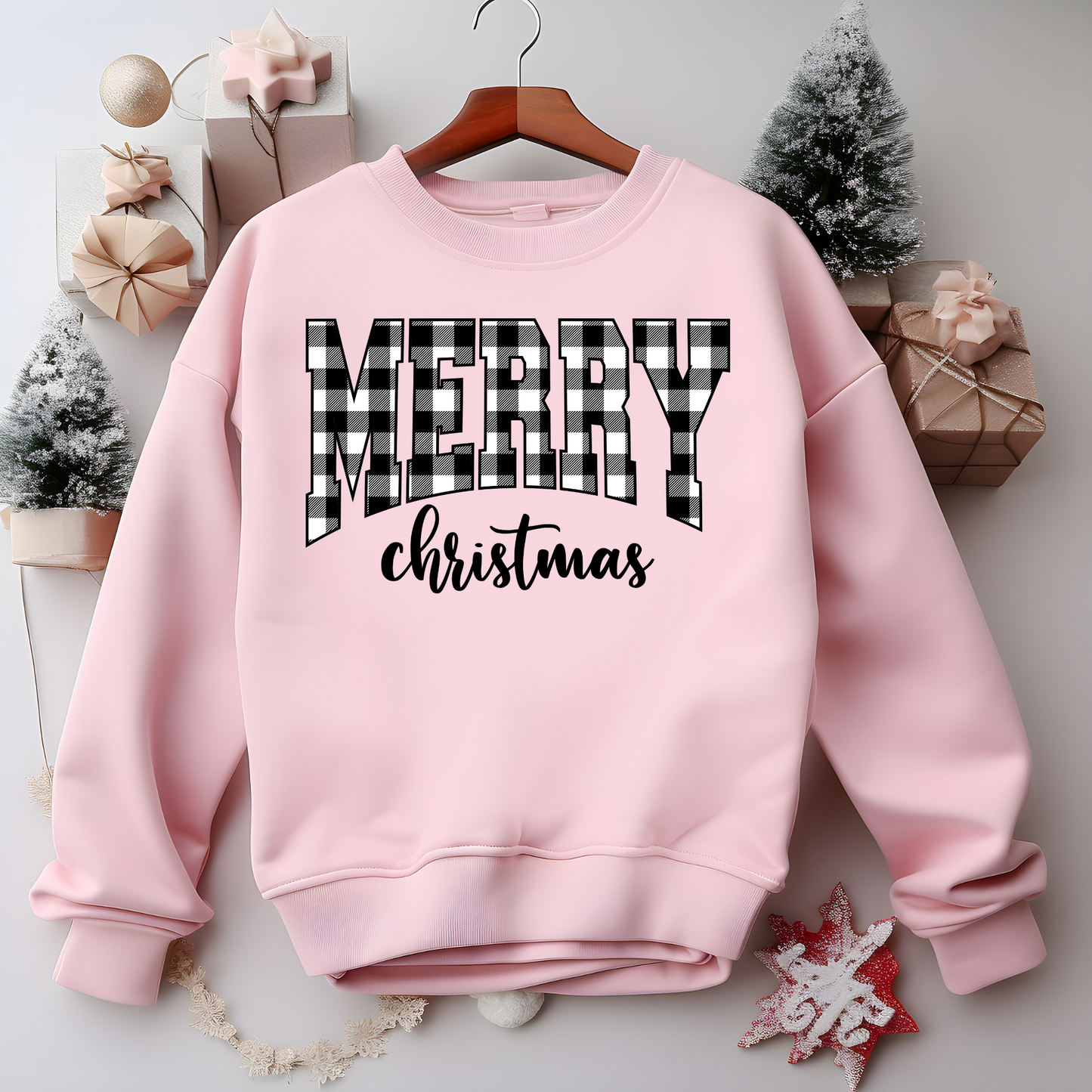 Merry Christmas Santa Retro Christmas Sweatshirt – Perfect Holiday Gift for Christmas