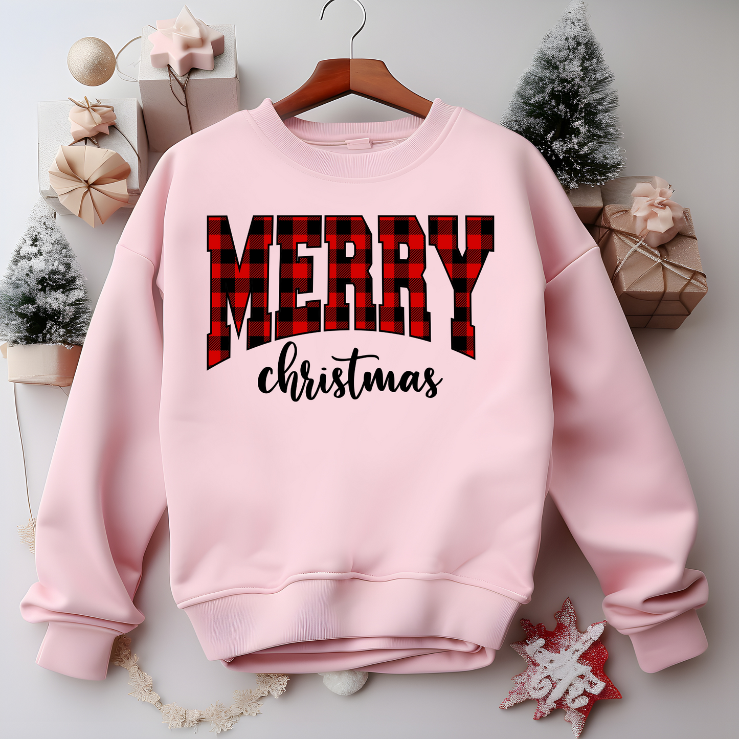 Merry Christmas Santa Retro Christmas Sweatshirt – Perfect Holiday Gift for Christmas