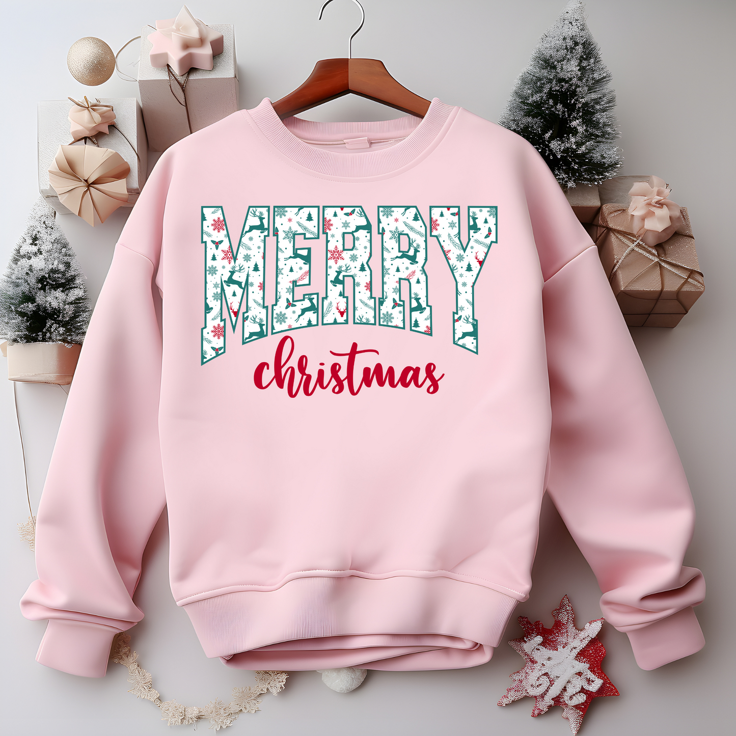 Merry Christmas Santa Retro Christmas Sweatshirt – Perfect Holiday Gift for Christmas (Copy)