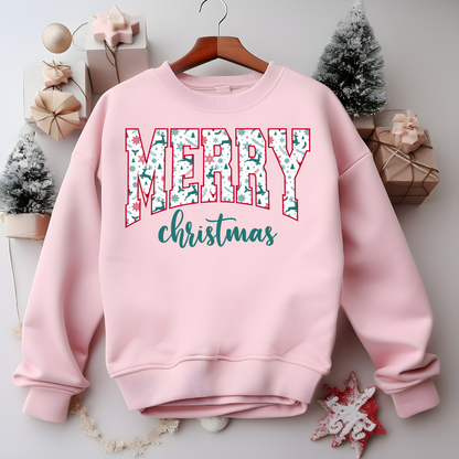 Merry Christmas Santa Retro Christmas Sweatshirt – Perfect Holiday Gift for Christmas