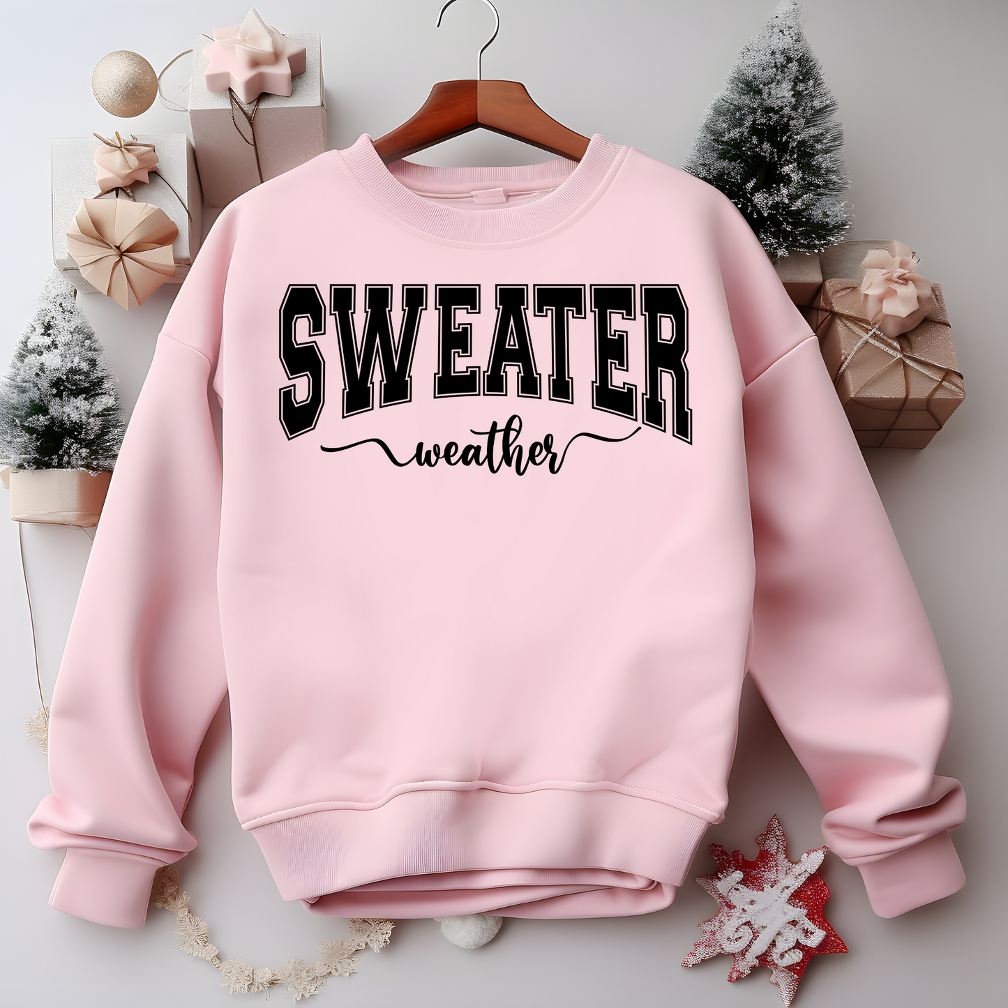 Sweater Weather, Christmas Sweatshirt – Christmas Vibes Gift