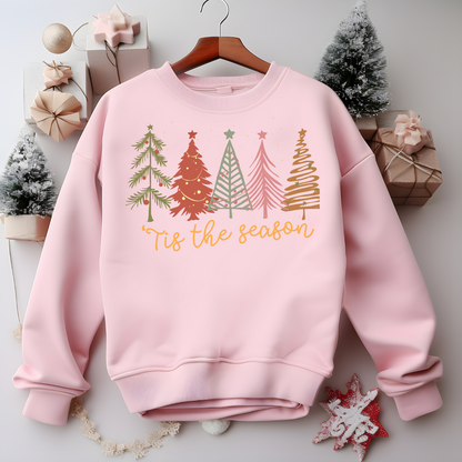 Tis The Season, Christmas Sweatshirt – Christmas Vibes Gift