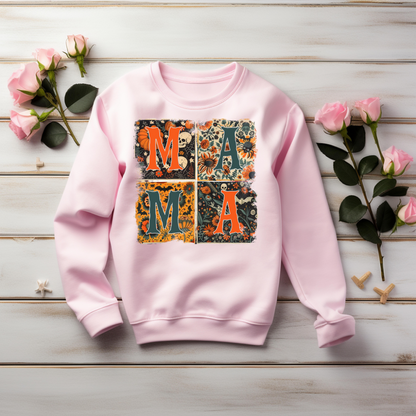 Thankful Mama Sweatshirt - Mama Apparel, Thanksgiving Shirt