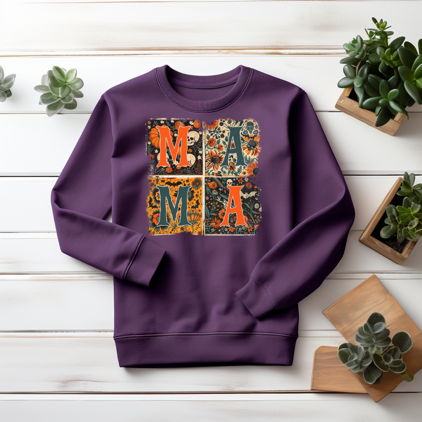 Thankful Mama Sweatshirt - Mama Apparel, Thanksgiving Shirt