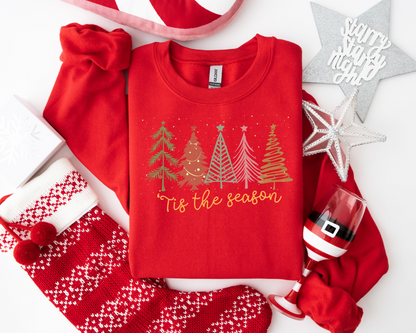 Tis The Season, Christmas Sweatshirt – Christmas Vibes Gift