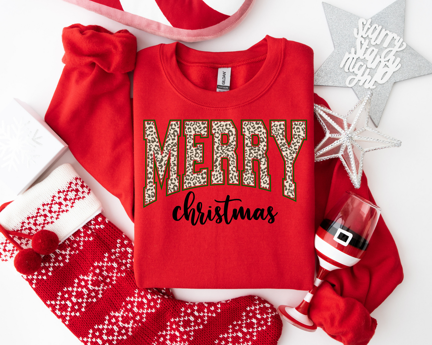 Merry Christmas Santa Retro Christmas Sweatshirt – Perfect Holiday Gift for Christmas