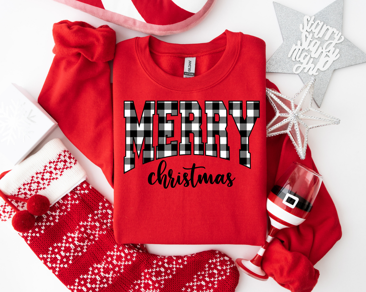 Merry Christmas Santa Retro Christmas Sweatshirt – Perfect Holiday Gift for Christmas