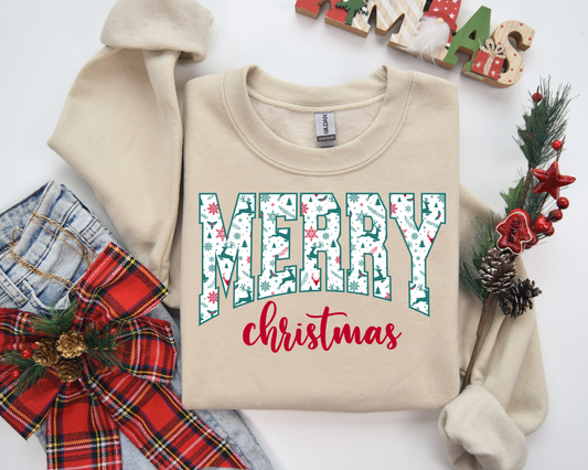 Merry Christmas Santa Retro Christmas Sweatshirt – Perfect Holiday Gift for Christmas (Copy)