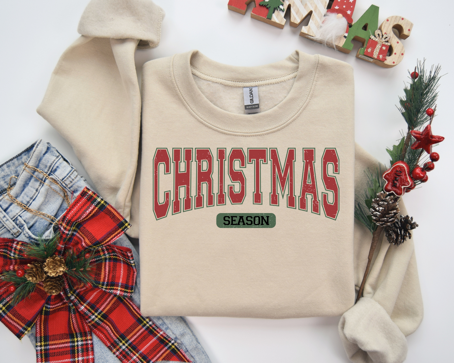 Christmas Season  Retro Christmas Sweatshirt