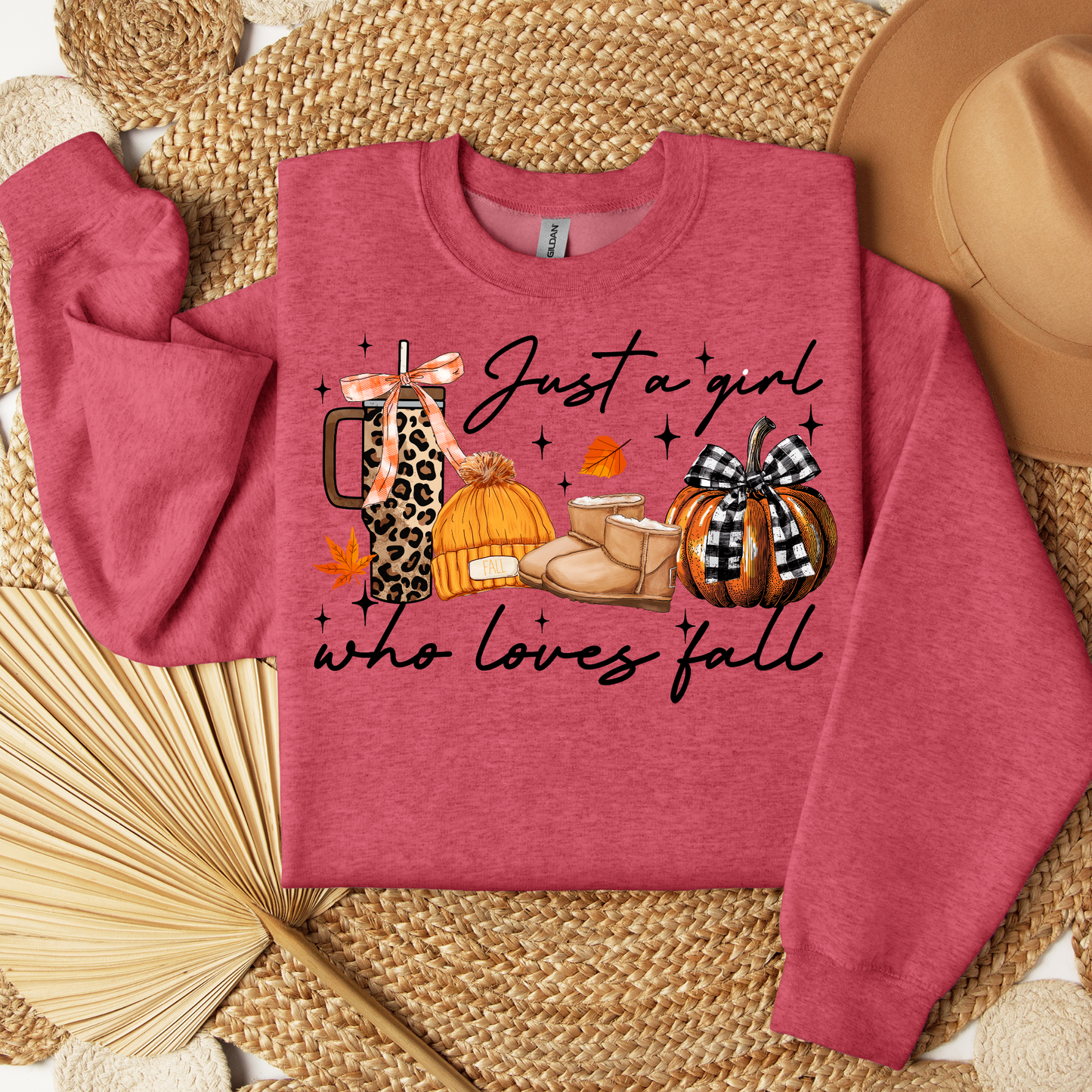 Thankful Sweatshirt -Just a Girl Who Loves Fall Thanksgiving Sweatshirt