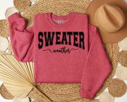 Sweater Weather, Christmas Sweatshirt – Christmas Vibes Gift