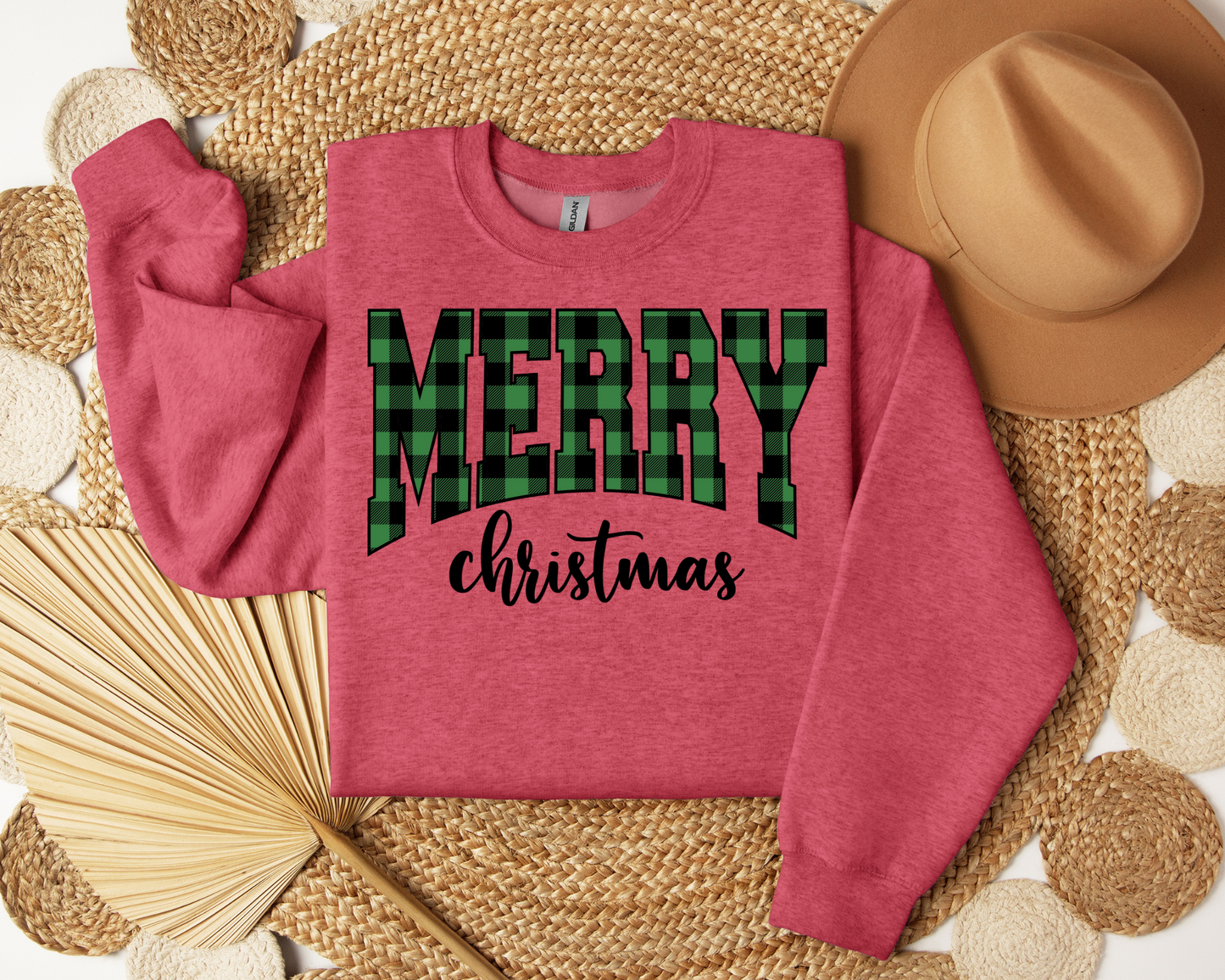 Merry Christmas Sweatshirt – Cozy Christmas Vibes Gift – Holiday Season Graphic Sweatshirt – Festive Winter Apparel