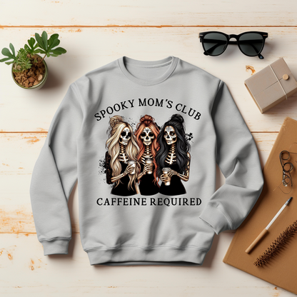 Halloween Sweatshirt - Spooky Mama Club Halloween Sweatshirt