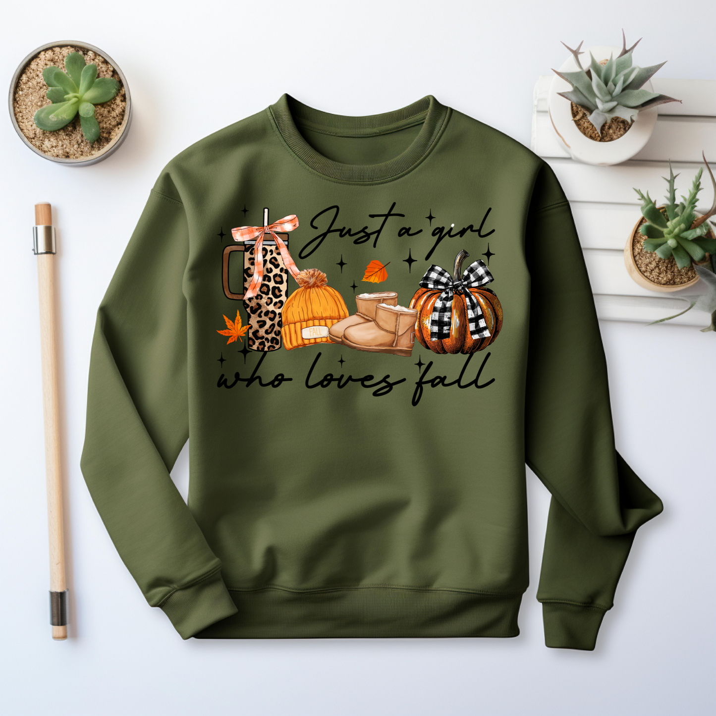 Thankful Sweatshirt -Just a Girl Who Loves Fall Thanksgiving Sweatshirt